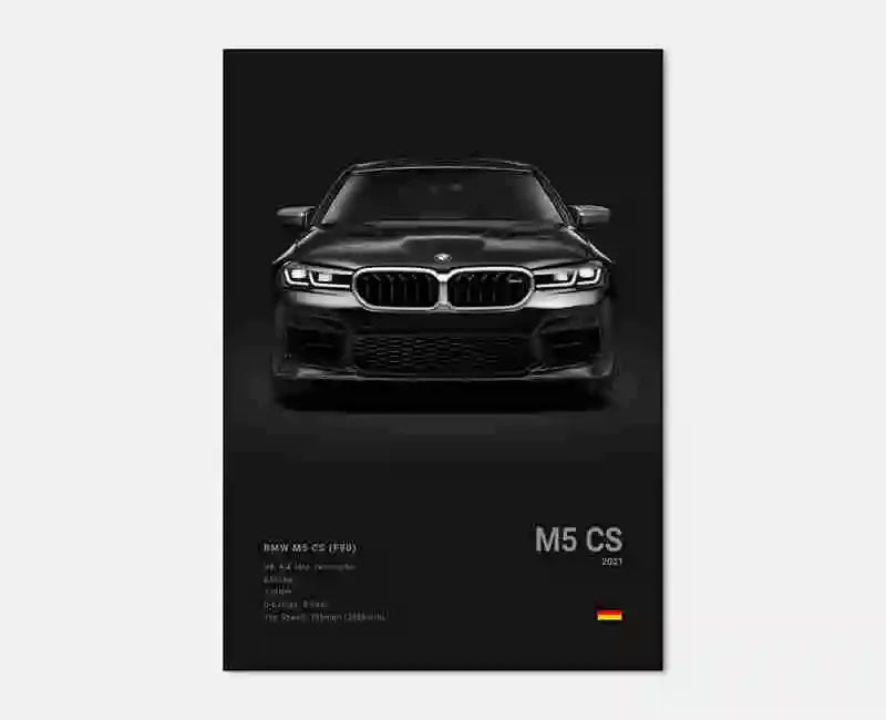 BMW Poster ohne Rahmen