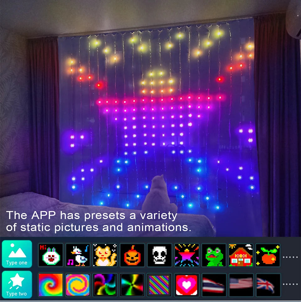 LED RGB Vorhangbeleuchtung