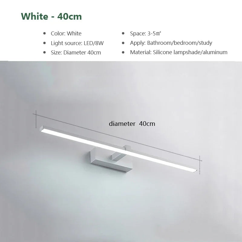 Moderne LED-Wandleuchte
