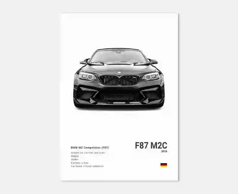 BMW Poster ohne Rahmen