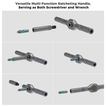 Präzisions-Ratschen Set, 42-teilig Magnetischer Bit-Halter
