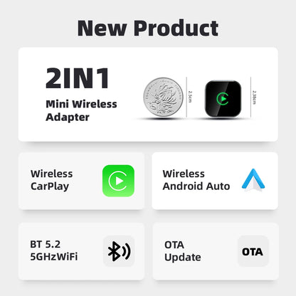 Wireless CarPlay/Android Auto