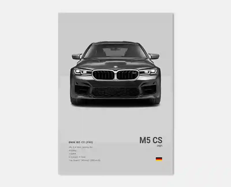 BMW Poster ohne Rahmen