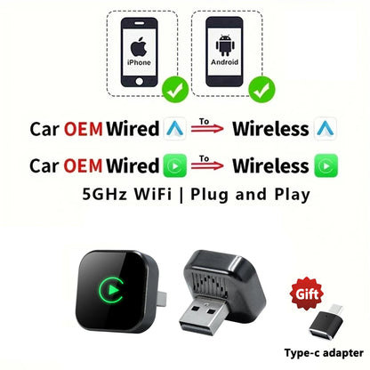 Wireless CarPlay/Android Auto