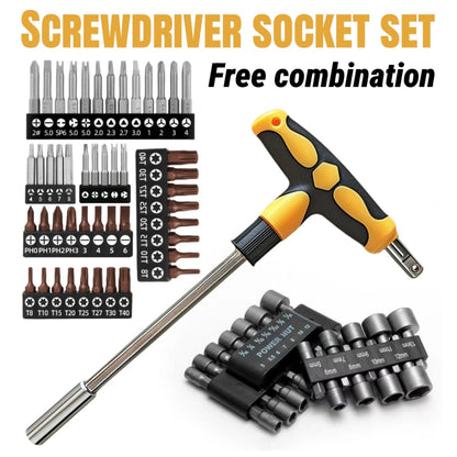 PrecisionPro Schraubenzieher-& Stecknuss-Set-Vielseitig für jede Aufgabe