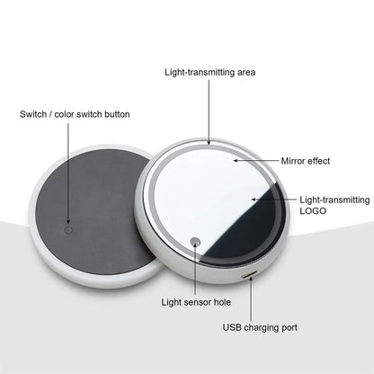 Leuchtender Getränkehalter