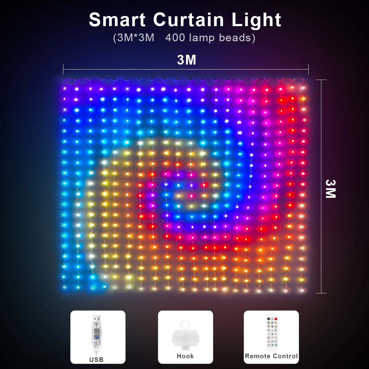 LED RGB Vorhangbeleuchtung