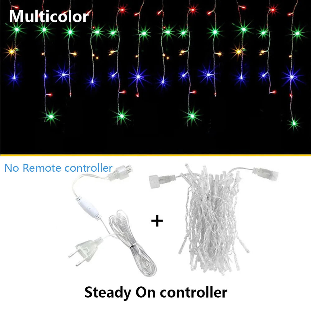 Eiszapfen-Lichterkette