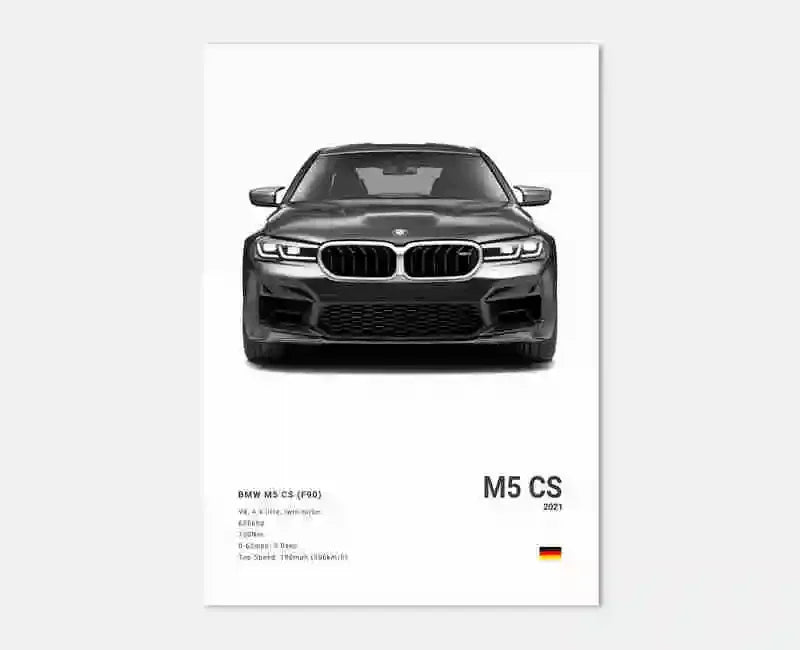 BMW Poster ohne Rahmen