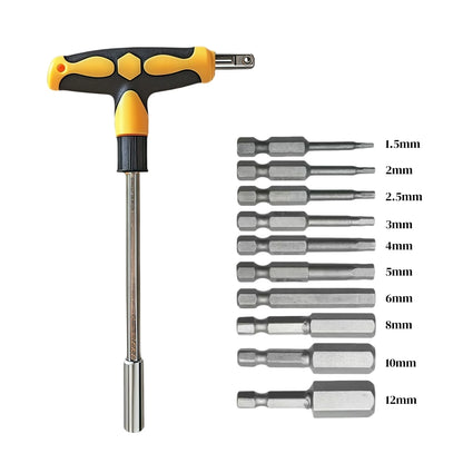 PrecisionPro Schraubenzieher-& Stecknuss-Set-Vielseitig für jede Aufgabe