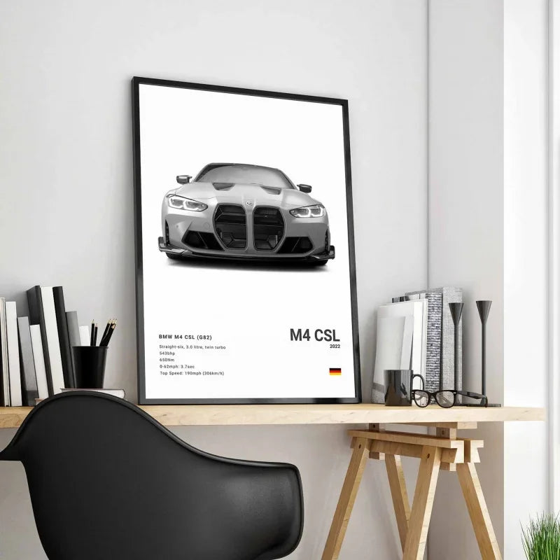 BMW Poster ohne Rahmen