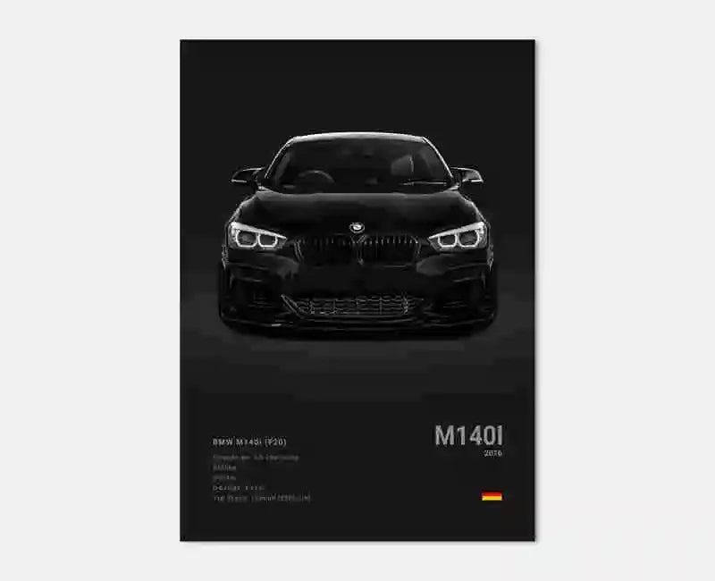 BMW Poster ohne Rahmen