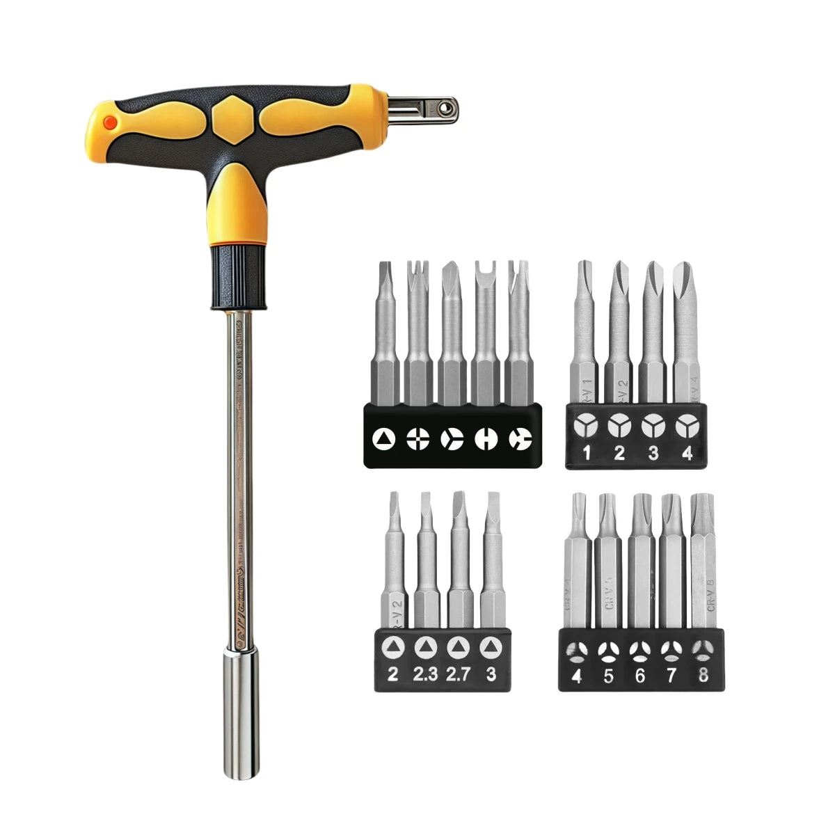 PrecisionPro Schraubenzieher-& Stecknuss-Set-Vielseitig für jede Aufgabe