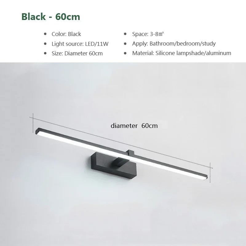 Moderne LED-Wandleuchte