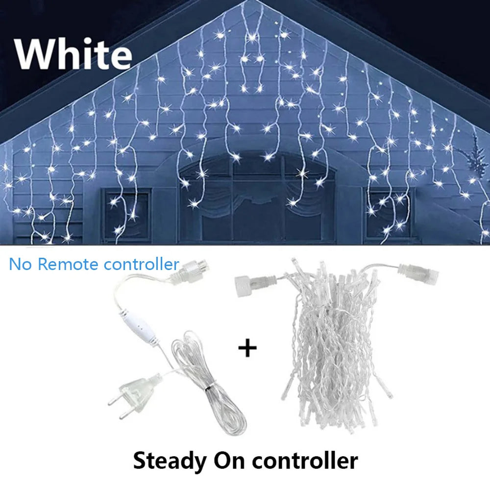 Eiszapfen-Lichterkette