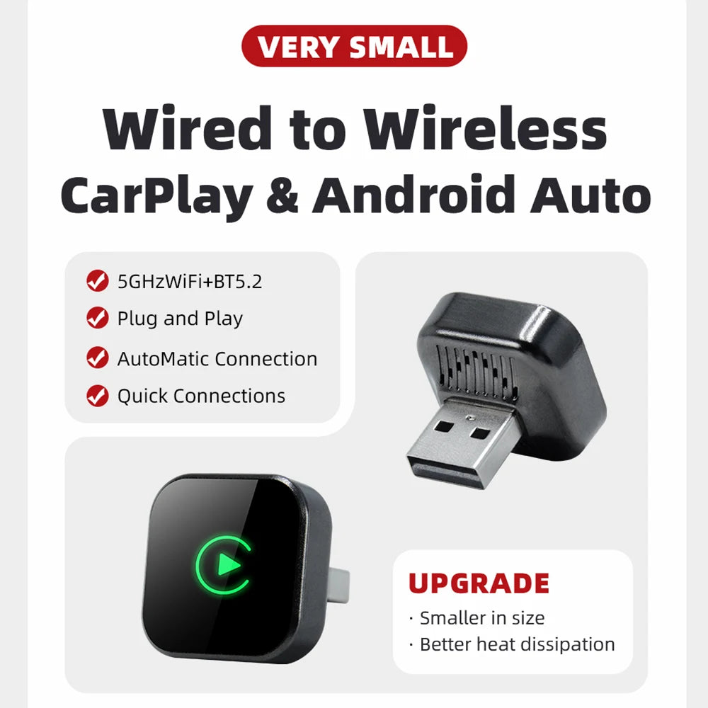 Wireless CarPlay/Android Auto