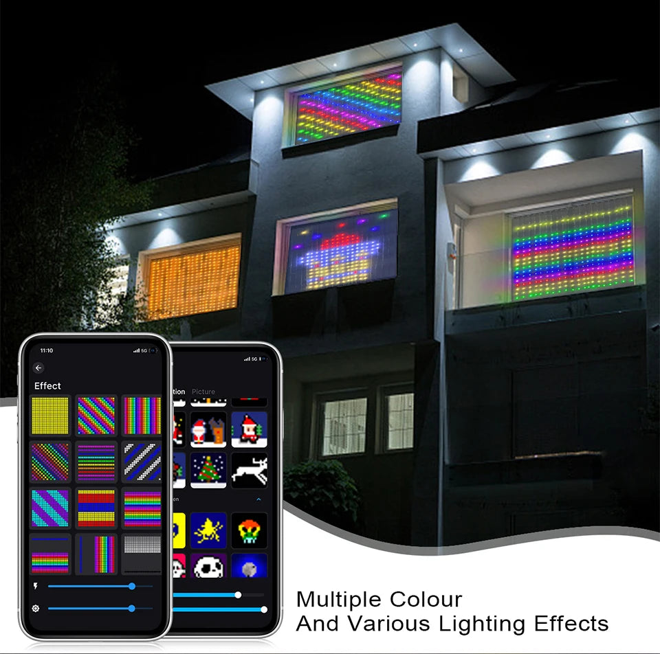 LED RGB Vorhangbeleuchtung