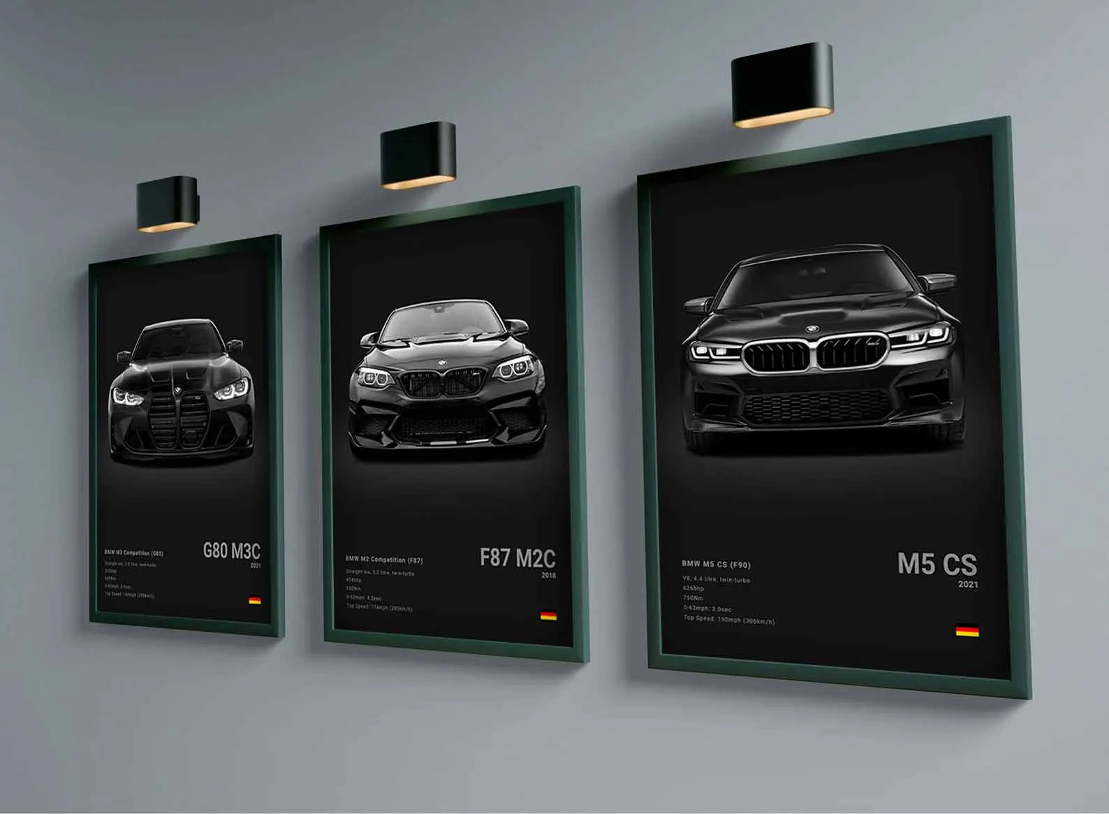 BMW Poster ohne Rahmen