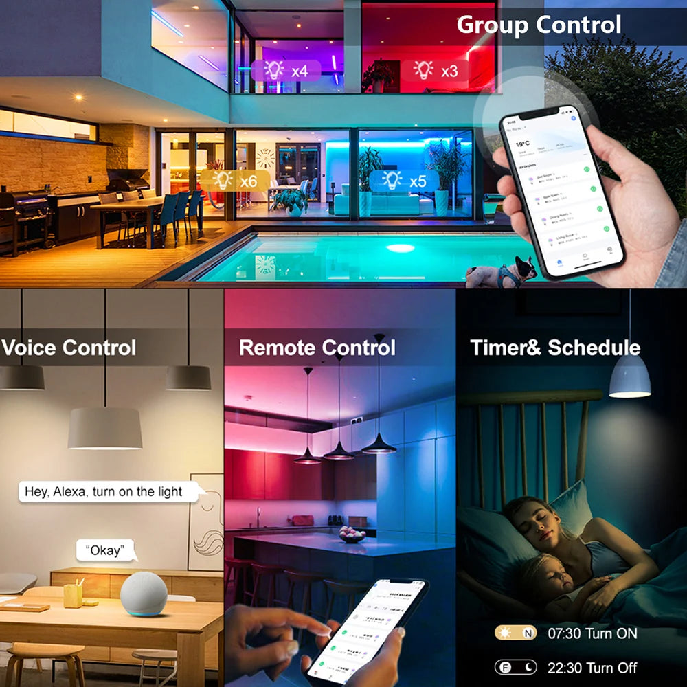 WIFI-Smart-LED Glühbirne