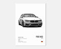 BMW Poster ohne Rahmen