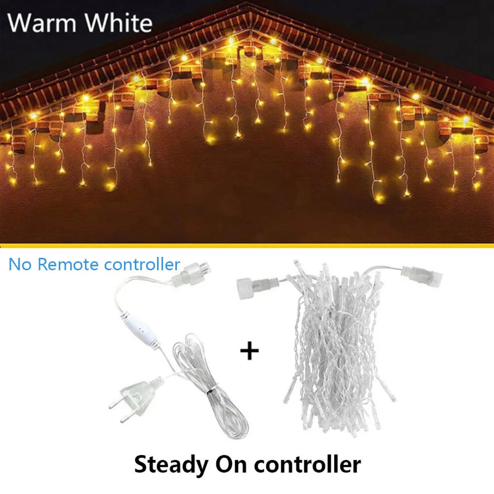 Eiszapfen-Lichterkette