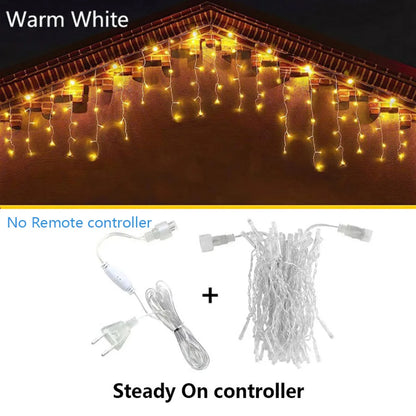 Eiszapfen-Lichterkette