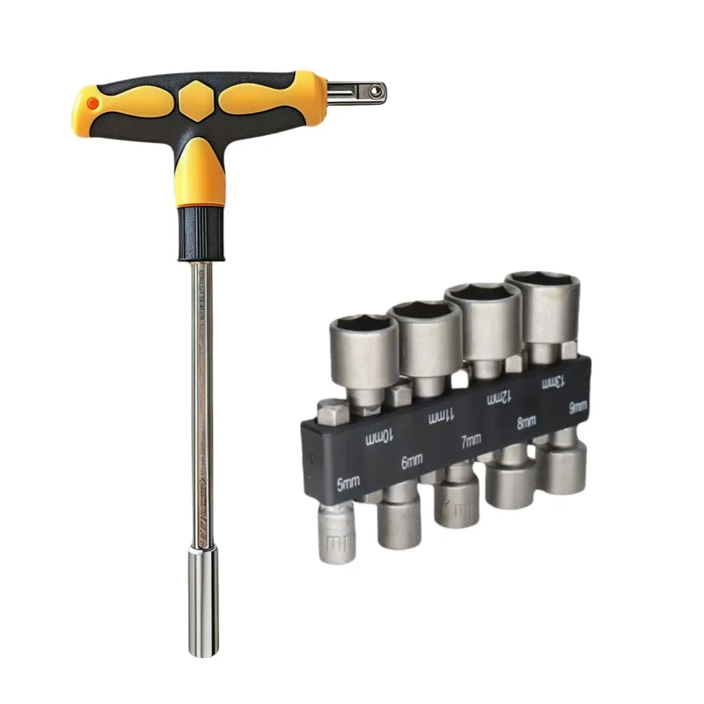 PrecisionPro Schraubenzieher-& Stecknuss-Set-Vielseitig für jede Aufgabe