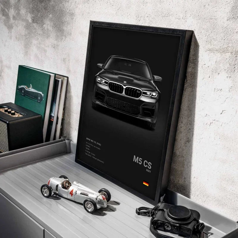 BMW Poster ohne Rahmen
