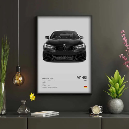 BMW Poster ohne Rahmen
